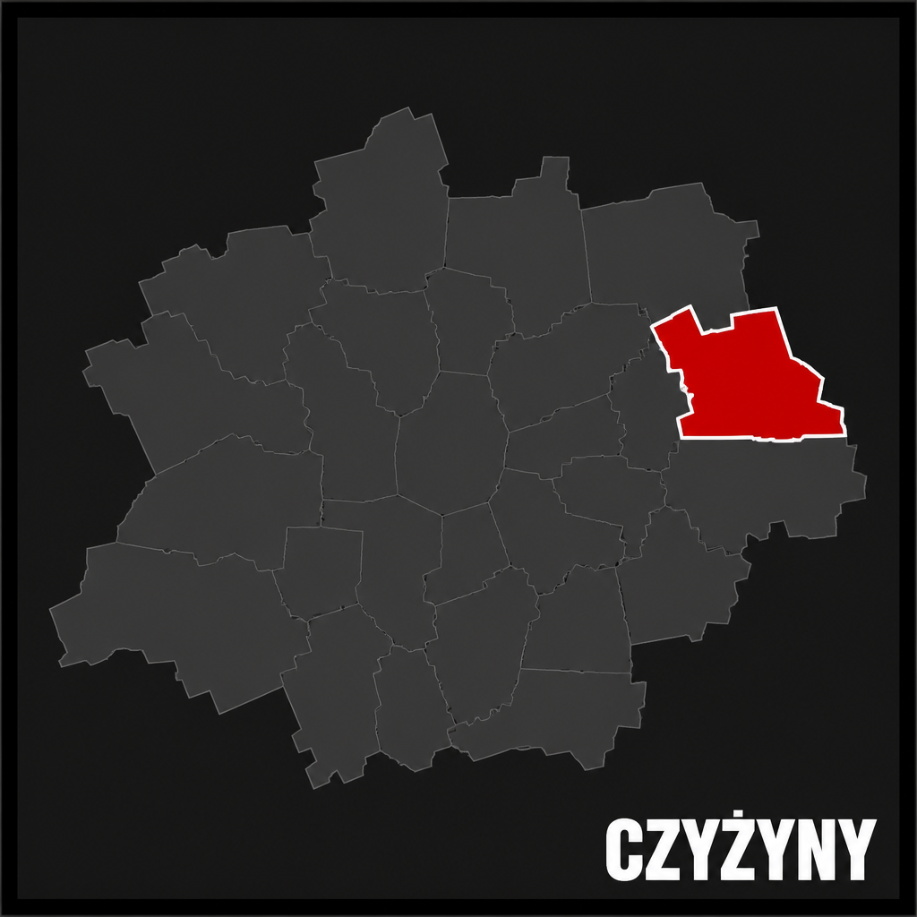 mapa Czyżyny