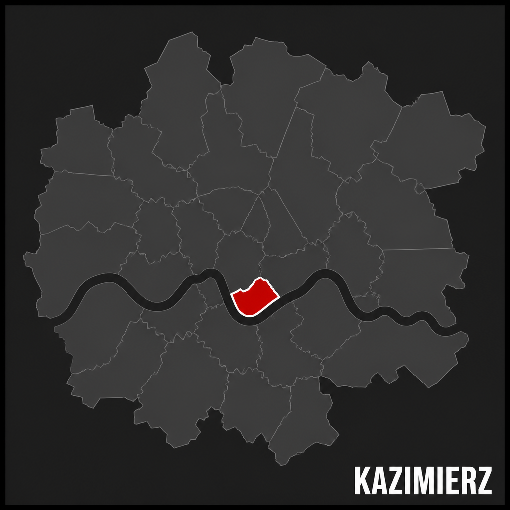 mapa Kazimierz