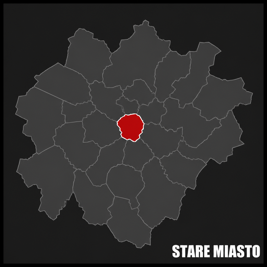 mapa Stare miasto