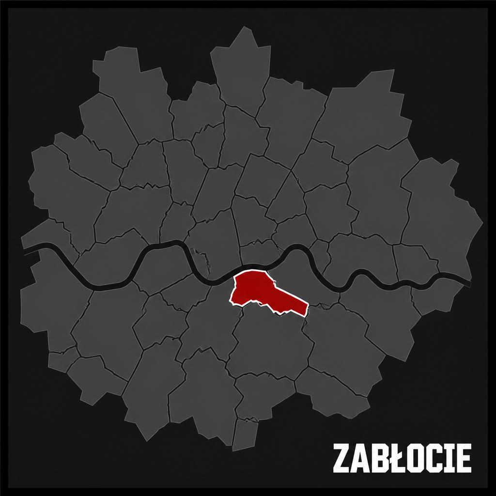 mapa Zabłocie